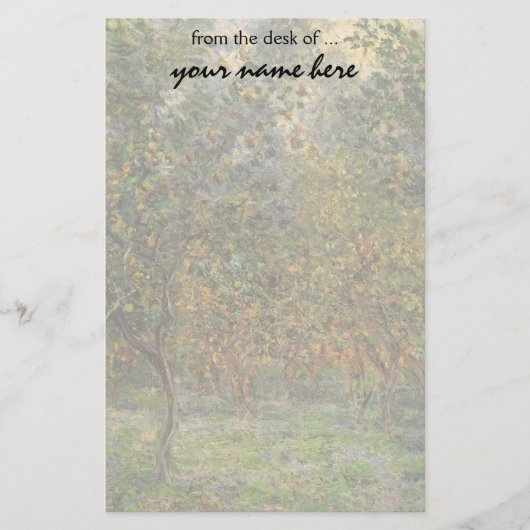 Lemon Grove in Bordighera door Claude Monet Briefpapier (Voorkant)