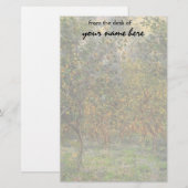 Lemon Grove in Bordighera door Claude Monet Briefpapier (Voorkant / Achterkant)