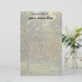 Lemon Grove in Bordighera door Claude Monet Briefpapier (Staand voorkant)