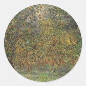 Lemon Grove in Bordighera door Claude Monet Ronde Sticker (Voorkant)