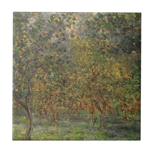 Lemon Grove in Bordighera door Claude Monet Tegeltje (Voorkant)