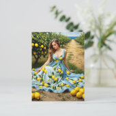 Lemon Grove Lady Briefkaart (Staand voorkant)