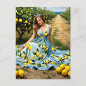 Lemon Grove Lady Briefkaart (Voorkant)