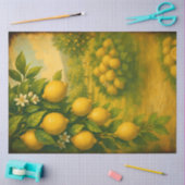 Lemon Grove Orchard Decoupage Tissuepapier (Craft)