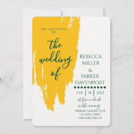 Lemon Grove Romance huwelijksuitnodiging Kaart