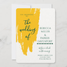 Lemon Grove Romance huwelijksuitnodiging