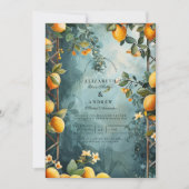 Lemon Grove Romance Wedding Kaart (Voorkant)