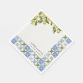 Lemon Grove rustieke italiaanse thema bruiloft Servet (Hoek)