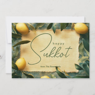 Lemon Grove Sukkot Wenskaart Kaart