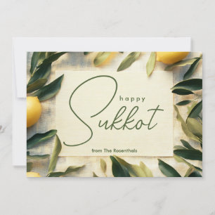 Lemon Grove Sukkot Wenskaart Kaart