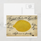  Lemon Handgeschreven Briefkaart Advertisatie (Voorkant / Achterkant)