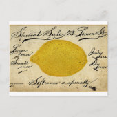  Lemon Handgeschreven Briefkaart Advertisatie (Voorkant)