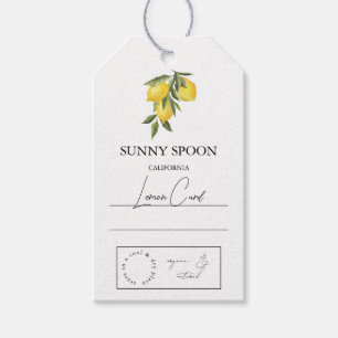 Lemon Hang Label Cadeaulabel