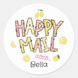 Lemon happy mail sticker