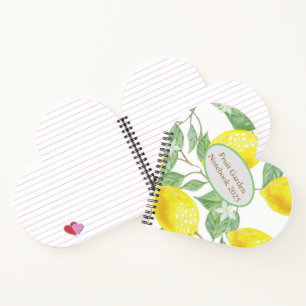 Lemon Heart Garden Notitieboek