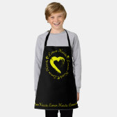 Lemon Hearts-Schort Schort (Gedragen)