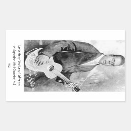 Lemon Henry Blind citroen jefferson 1926 Rechthoekige Sticker