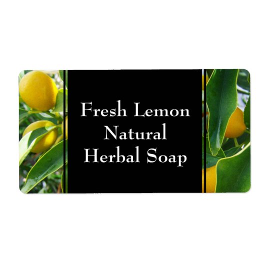 Lemon Herbal Garden Herb Eigen label (Voorkant)