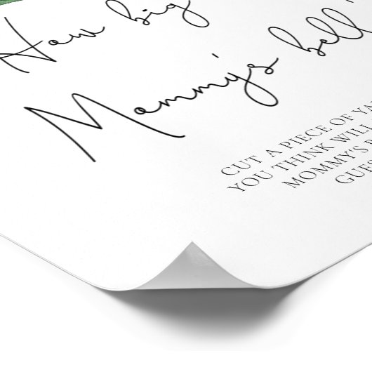 Lemon Hoe groot is mama's buik spel Poster (Hoek)