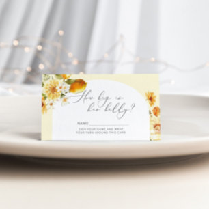 Lemon hoe groot is mama's buikomheining informatiekaartje