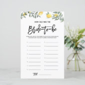 Lemon hoe oud was het spel van het Bride Vrijgezel (Staand voorkant)