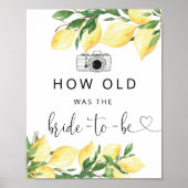 Lemon hoe oud was het spel van het Bride Vrijgezel Poster (Voorkant)