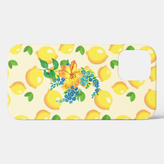 Lemon Hoesje-Mate iPhone Case (Achterkant (horizontaal))