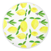 Lemon Home Decor Waterverf Pattern Elegant Keramische Knop (Voorkant)
