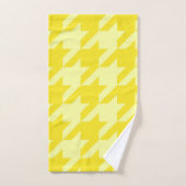 Lemon Houndstooth Bad Handdoek (Handdoek)