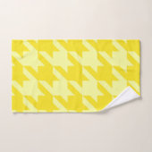 Lemon Houndstooth Bad Handdoek (Handdoek)