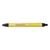 Lemon Ice Cream Stick Blauwe Inkt Pen (Voorkant)