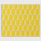 Lemon Ice Cream Stick Cadeaupapier (Vlak)