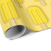 Lemon Ice Cream Stick Cadeaupapier (Rol Hoek)