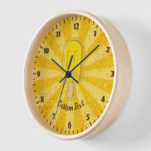 Lemon Ice Cream Stick Clock (Hoek)