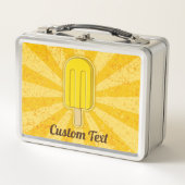 Lemon Ice Cream Stick Metal Lunch Box (Voorkant)