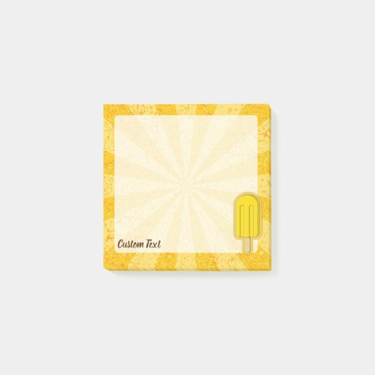 Lemon Ice Cream Stick Post-it® Notes (Voorkant)