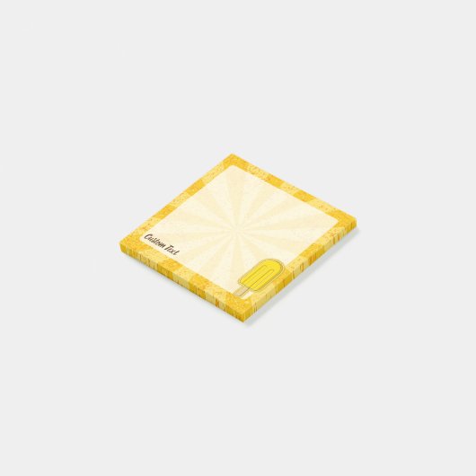 Lemon Ice Cream Stick Post-it® Notes (Schuin)
