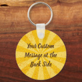 Lemon Ice Cream Stick Sleutelhanger (Achterkant)