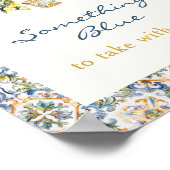 Lemon Iets Blauw Poster (Hoek)