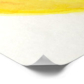 Lemon in het wit poster (Hoek)