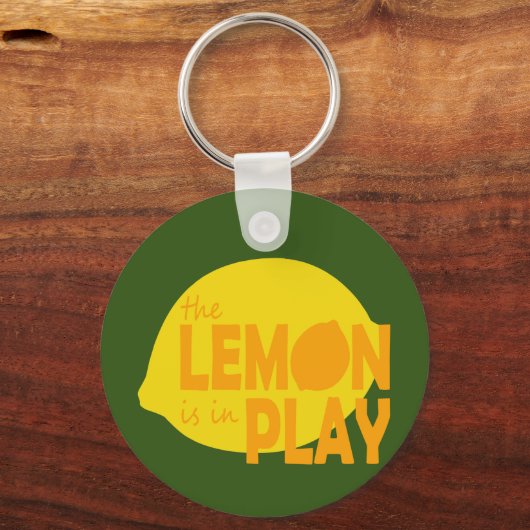 Lemon in Play Sleutelhanger (Achterkant)