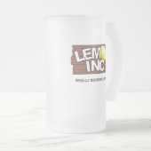 Lemon Inc. Logo Glass Mok (Voorkant rechts)