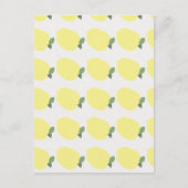 Lemon Invitation Briefkaart (Voorkant)