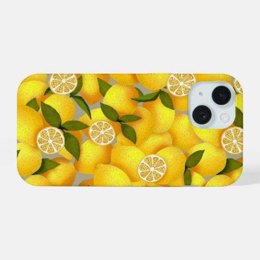 Lemon iPhone 15 Case (Achterkant horizontaal)