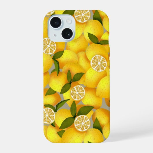 Lemon iPhone 15 Case (Achterkant)