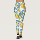 Lemon Italiaanse kust Grieks schattig Leggings (Achterkant)