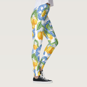 Lemon Italiaanse kust Grieks schattig Leggings