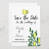 Lemon Italy wedding  Kaart (Voorkant / Achterkant)