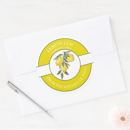 Lemon Jam Label (Envelop)