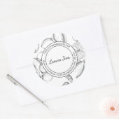 Lemon Jam Sketch Modern label (Envelop)